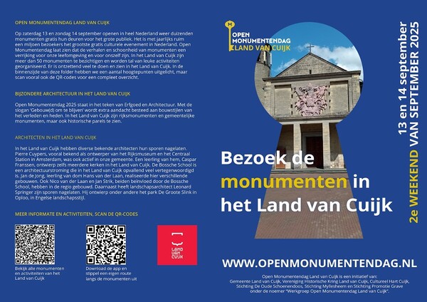 Open Monumentendag 2025 in Grave met recordaantal activiteiten