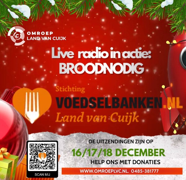 Uw hulp is BROODNODIG
