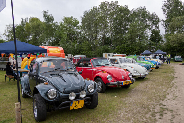 Volkswagen Kever-evenement trekt honderden bezoekers naar Overloon