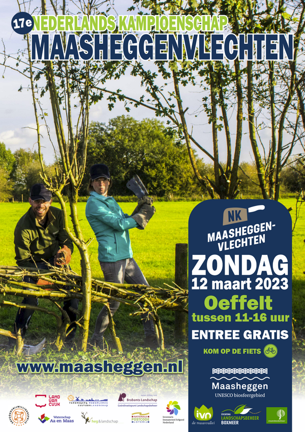 Inschrijven voor NK Maasheggenvlechten 12 maart 2023