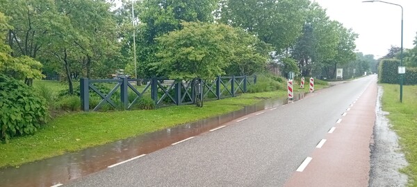 Land van Cuijk gebukt onder forse hoeveelheid neerslag