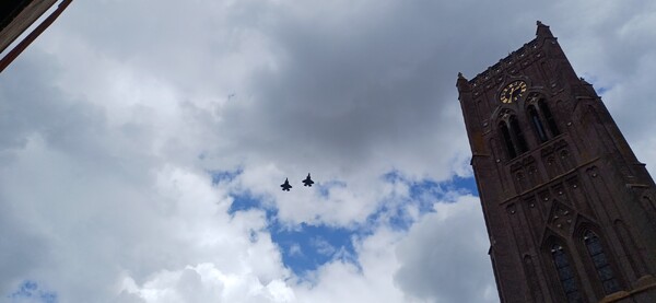 F35's boven Mill. Foto: Jolwin Dobbelsteen