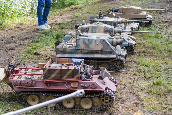 Militracks bij het Oorlogsmuseum Overloon