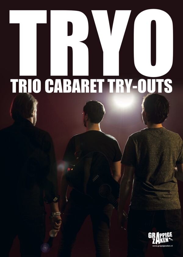 Cabaretavond TRYO met drie try-outs in Mill