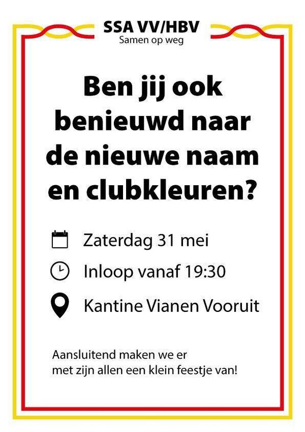 Fusie in zicht: HBV en Vianen Vooruit zetten volgende stap