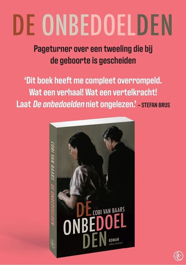 De Onbedoelden - nieuwe roman Coby van Baars