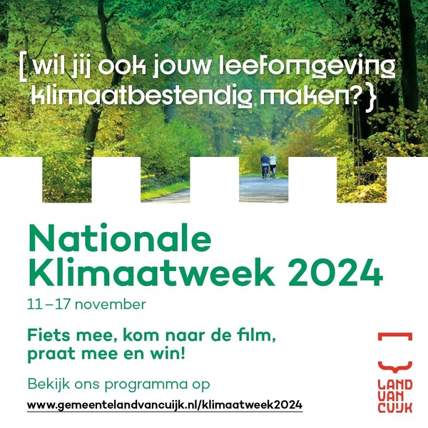 Nationale Klimaatweek 2024 in Land van Cuijk