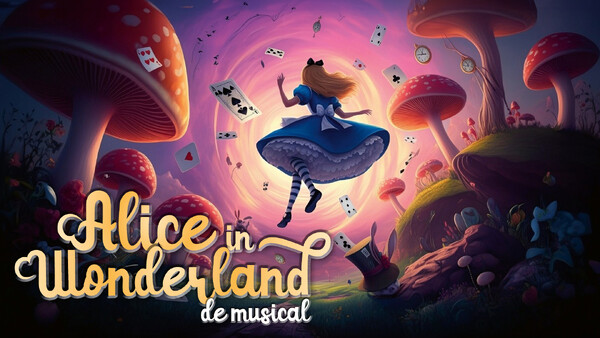 130 leerlingen brengen familiemusical 'Alice in Wonderland' op de planken in Cuijk