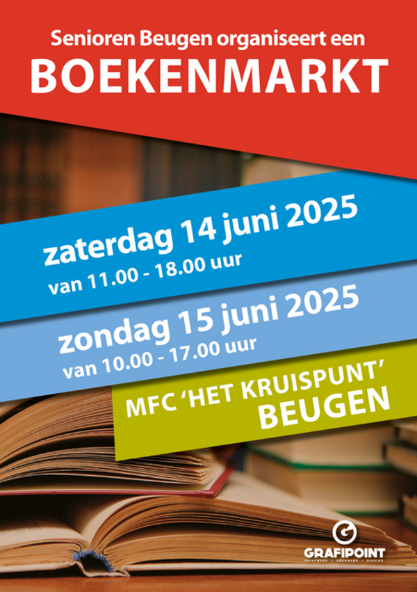 Boekenmarkt in Beugen biedt breed aanbod en bijzondere vondsten
