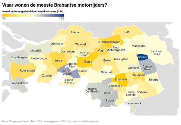 Motorrijden wint aan populariteit in Land van Cuijk
