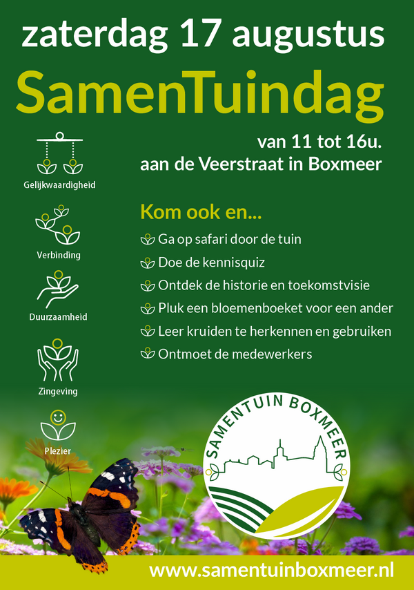SamenTuindag op zaterdag 17 augustus