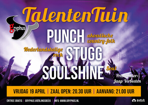 Open podium talententuin vrijdag 19 april 2024