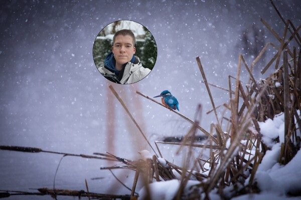 Voor natuurfotograaf Jesper Oosterlaak mag het nog wel een tijdje blijven sneeuwen: 'De winter is mijn favoriete seizoen'