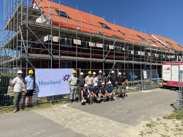 Hoogste punt bereikt bij bouw duurzame huurwoningen in Beugen