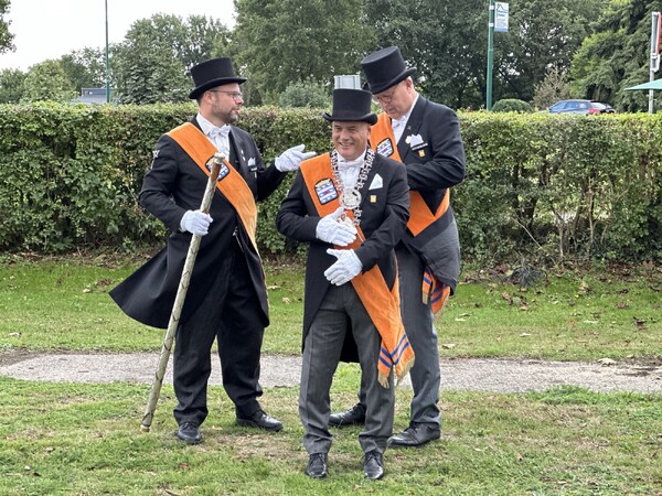 Eus van der Vliet nieuwe koning Cloveniersgilde Grave