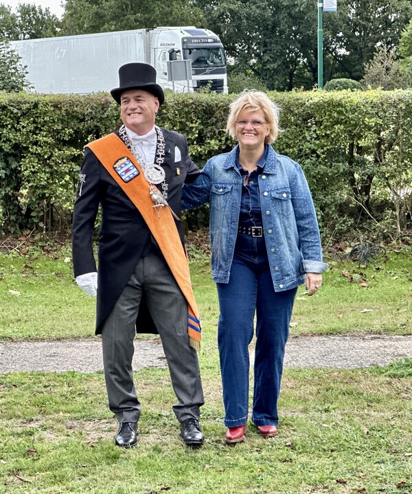 Eus van der Vliet nieuwe koning Cloveniersgilde Grave