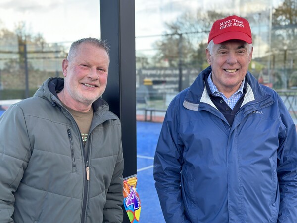 voorzitters Ben van Tienen en Gerard Ophuis