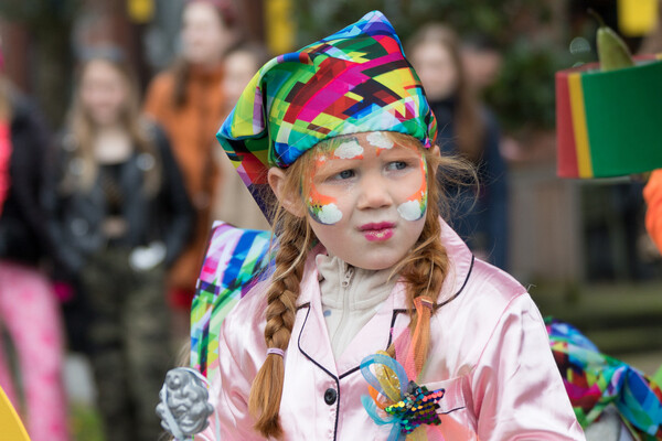Kleurrijke Carnavalsoptocht in Overloon