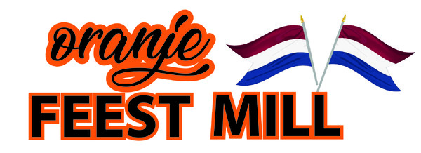 Kleedjesmarkt op Oranjefeesten in Mill