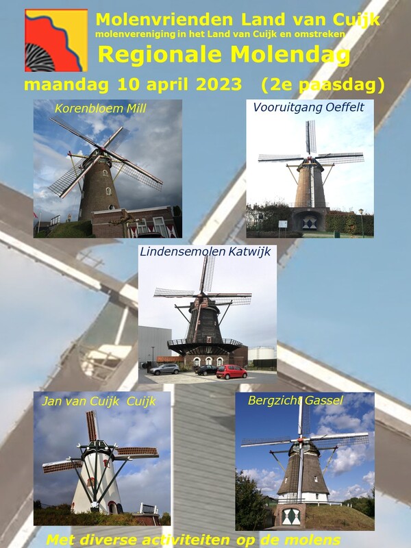 2e Paasdag Molendag Land van Cuijk