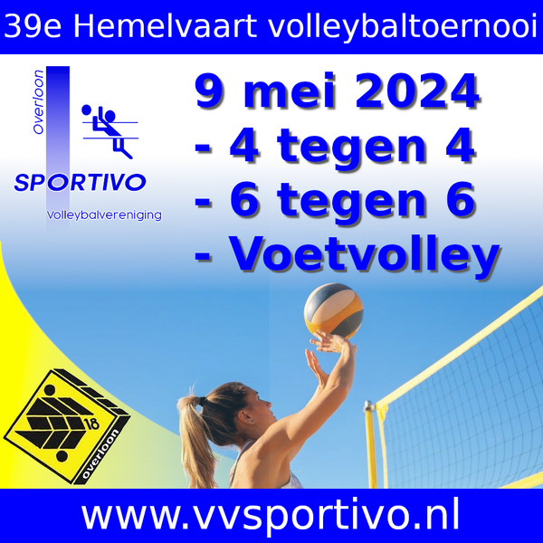 39e Hemelvaart volleybaltoernooi Overloon