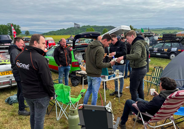 Het ontbijt in Tsjechië (foto: John Nabuurs)