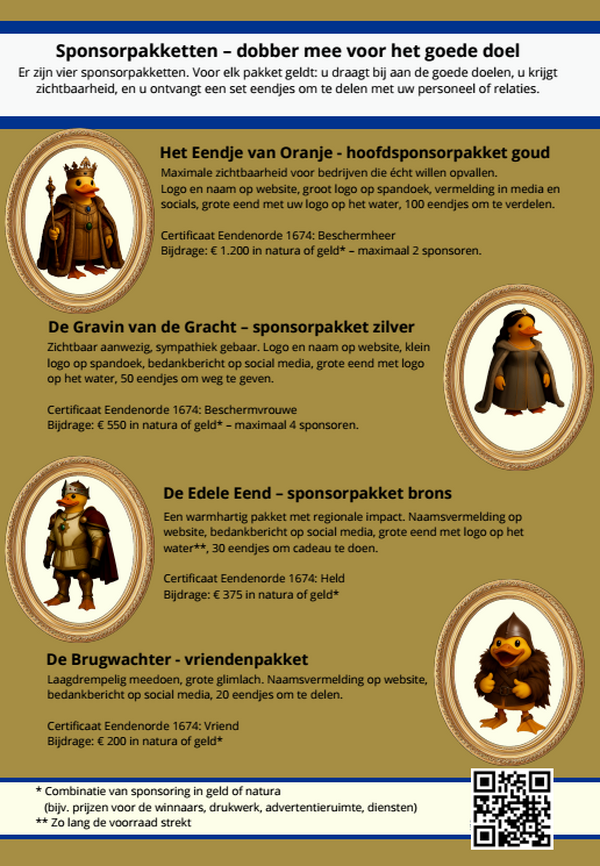 Grachtenrace met badeendjes voor Alzheimer en Parkinson in Grave