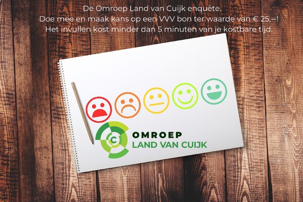 Doe mee met de Omroep Land van Cuijk enquàªte