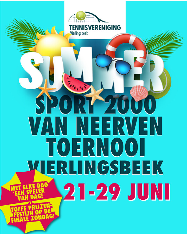 Nieuw onderdeel tijdens Summertoernooi TV Vierlingsbeek: enkelspel in categorie 6 en 7