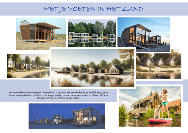 Aangepast schetsontwerp ontwikkeld en ingediend voor Waterpark Dommelsvoort