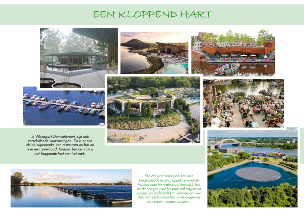 Aangepast schetsontwerp ontwikkeld en ingediend voor Waterpark Dommelsvoort