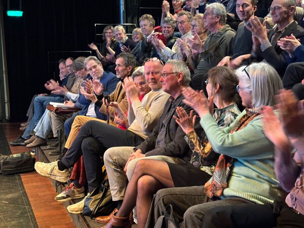Een geëmotioneerde Geert Verstegen (foto: Rob Jaspers)