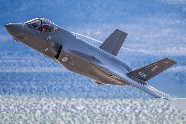 F-35’s vliegen flyby bij Dutch Grand Prix