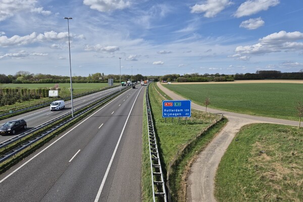 Groot onderhoud A73 tussen Ewijk en Wijchen leidt tot afsluitingen en extra reistijd
