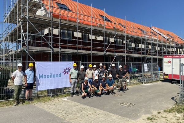Hoogste punt bereikt bij bouw duurzame huurwoningen in Beugen