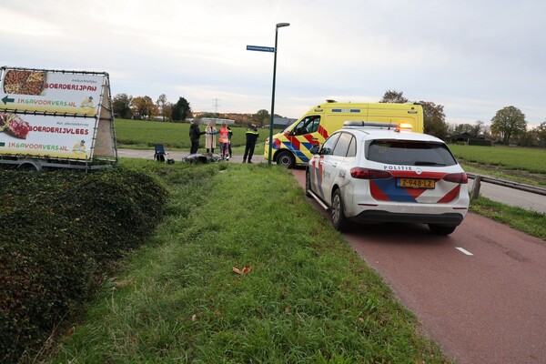 Scooterrijder raakt gewond bij aanrijding Sint Anthonis