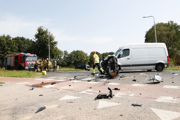 Motorrijder gewond bij ongeval op N264