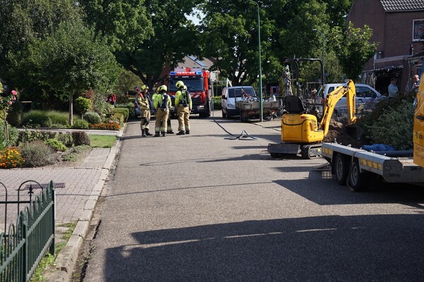 Brandweer rukt uit voor gaslek in Haps