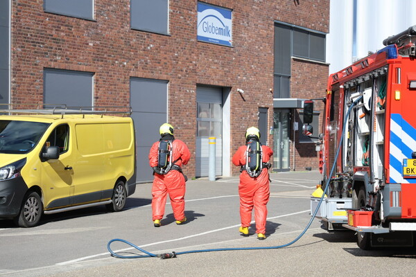 Ongeval met gevaarlijke stoffen bij GlobeMilk in Boxmeer