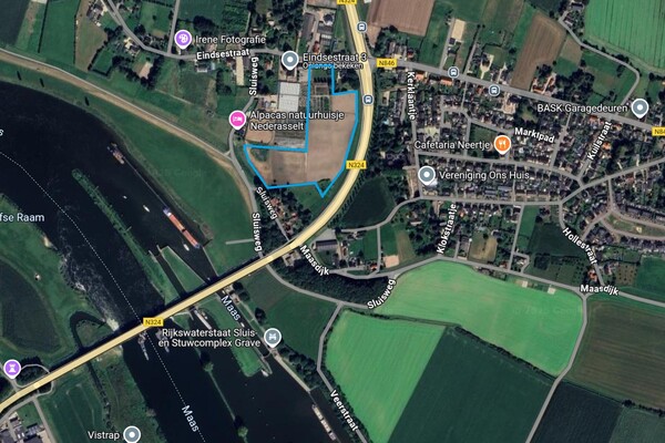 Mogelijk ook opvang asielzoekers bij Grave aan overkant Maas