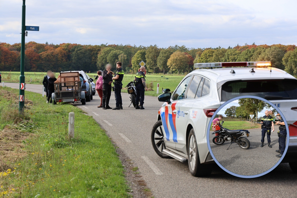 Brommerrijder gewond bij aanrijding in Wanroij